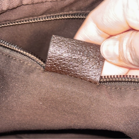 Gucci Vintage Beige and Brown GG Crossbody Bag - Picture 13 of 16